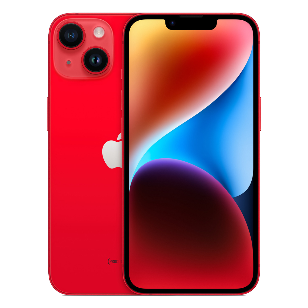 Смартфон Apple iPhone 14 256GB, Red (SIM+eSIM)