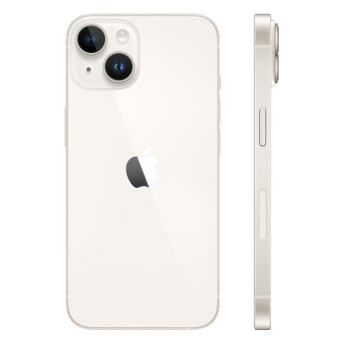 Смартфон Apple iPhone 14 256GB, Starlight (SIM+eSIM)