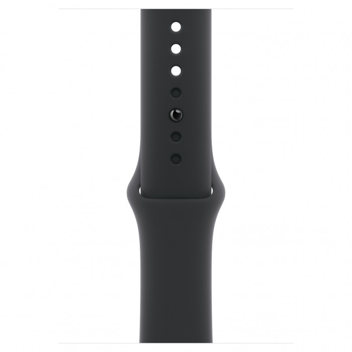 Apple Watch 11 42mm, Jet Black Aluminum, Black Sport Band, S/M