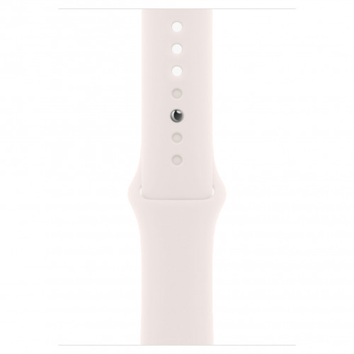Apple Watch 11 42mm, Rose Gold Aluminum, Light Blush Sport Band, S/M