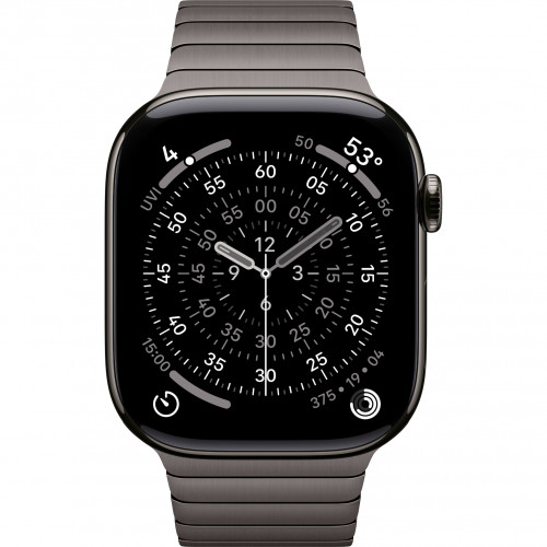 Apple Watch 11 42mm, Slate Titanium, Link Bracelet