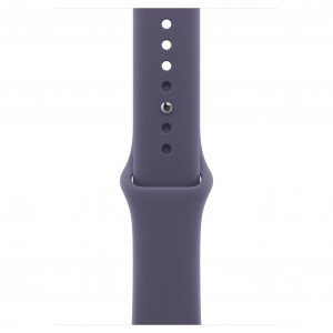 Apple Watch 11 42mm, Silver Aluminum, Purple Fog Sport Band, S/M