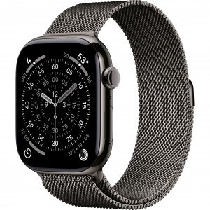 Apple Watch 11 42mm, Slate Titanium, Milanese Loop