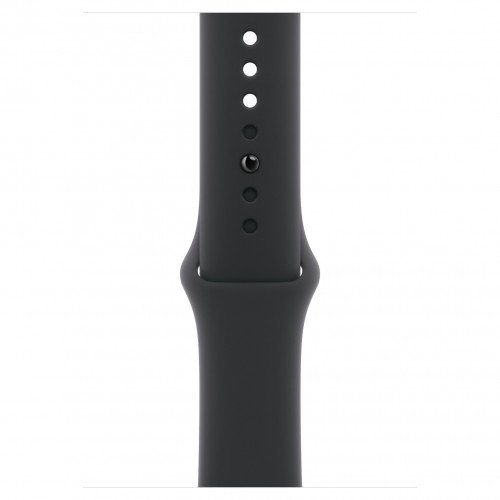 Apple Watch 11 46mm, Jet Black Aluminum, Black Sport Band, M/L