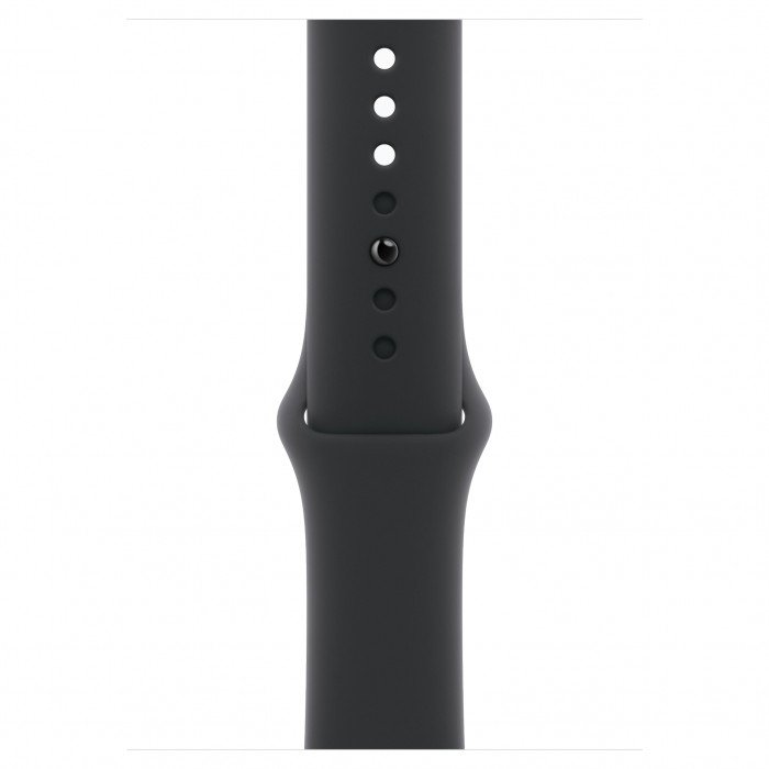 Apple Watch 11 46mm, Space Gray Aluminum, Black Sport Band, S/M