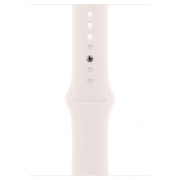 Apple Watch 11 42mm, Rose Gold Aluminum, Light Blush Sport Band, M/L