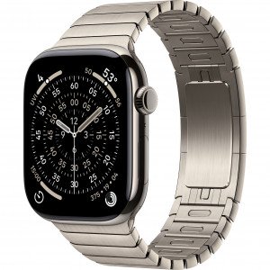 Apple Watch 11 42mm, Natural Titanium, Link Bracelet