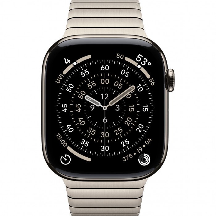 Apple Watch 11 42mm, Natural Titanium, Link Bracelet