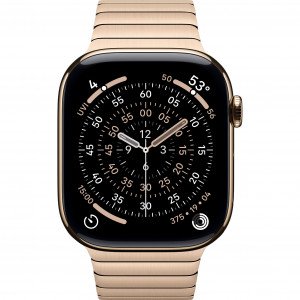 Apple Watch 11 42mm, Gold Titanium, Link Bracelet