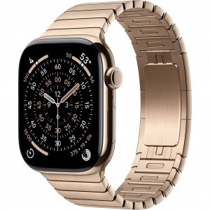 Apple Watch 11 42mm, Gold Titanium, Link Bracelet