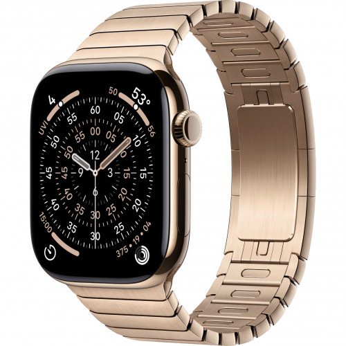 Apple Watch 11 42mm, Gold Titanium, Link Bracelet