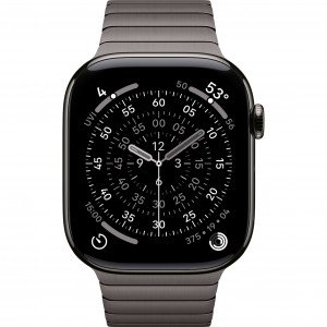 Apple Watch 11 46mm, Slate Titanium, Link Bracelet