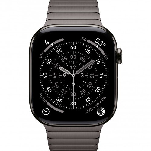 Apple Watch 11 46mm, Slate Titanium, Link Bracelet