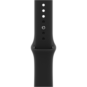 Apple Watch 12 42mm, Black Aluminum, Black Sport Band, S/M