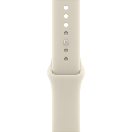 Apple Watch 12 42mm, Pearl White Ceramic, Sand Sport Band, M/L