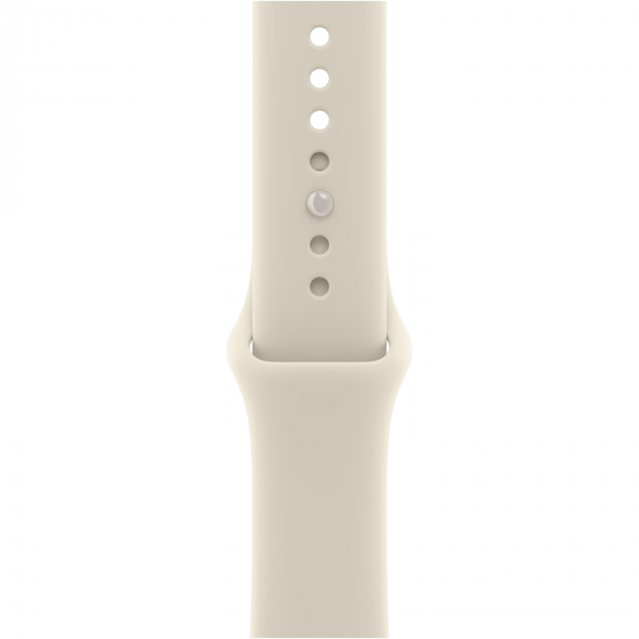 Apple Watch 12 42mm, Pearl White Ceramic, Sand Sport Band, M/L