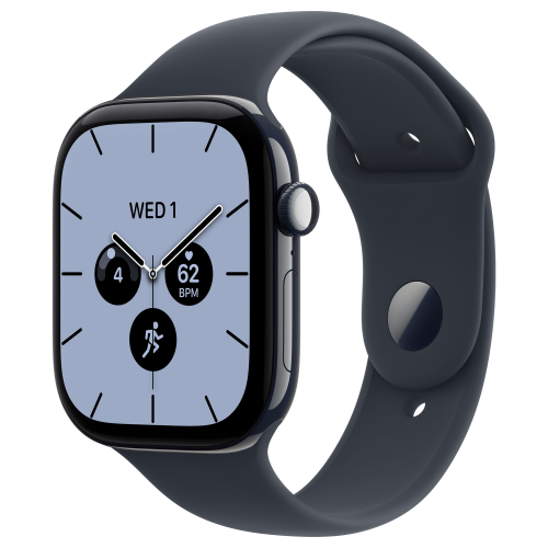 Apple Watch 12 42mm, Night Blue Ceramic, Navy Blue Sport Band, M/L