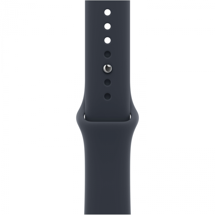 Apple Watch 12 46mm, Space Gray Aluminum, Navy Blue Sport Band, S/M