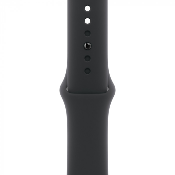 Apple Watch 10 42mm, Aluminum Jet Black, Ремешок Black Sport Band, размер M/L
