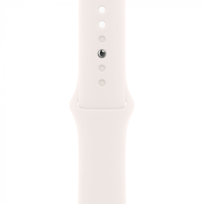 Apple Watch 10 46mm, Aluminum Rose Gold, Ремешок Light Blush Sport Band, размер S/M