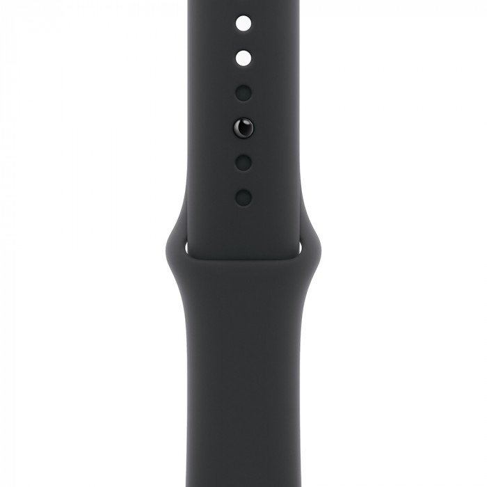 Apple Watch 10 42mm, Aluminum Jet Black, Ремешок Black Sport Band, размер S/M