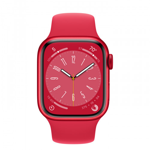 Apple Watch 8 41mm, Red/Red Sport Band M/L