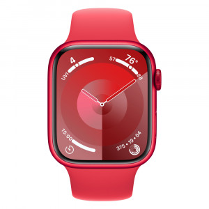 Apple Watch 9 41mm, Red/Red Sport Band M/L