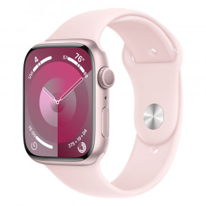 Apple Watch 9 45mm, Pink/Light Pink Sport Band S/M