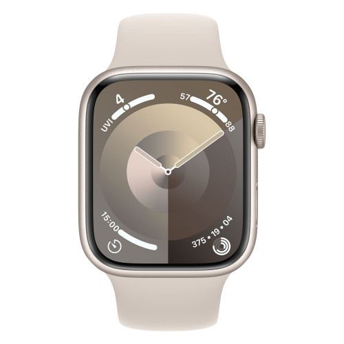 Apple Watch 9 41mm, Starlight/Starlight Sport Band S/M