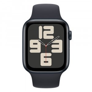 Apple Watch SE (2023) 44mm, Midnight/Midnight Sport Band