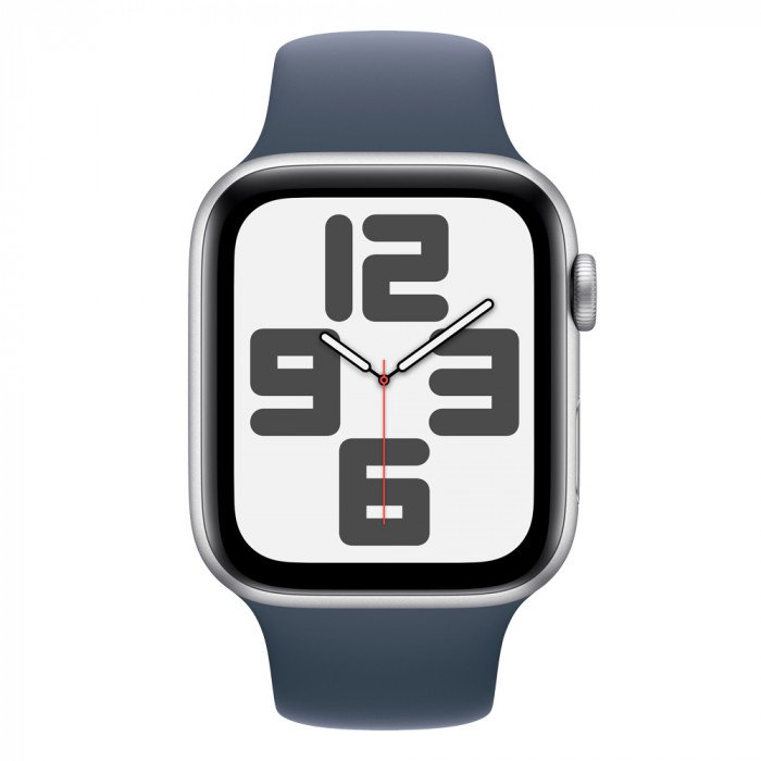 Apple Watch SE 40mm, Silver, Ремешок Denim Sport Band, размер S/M