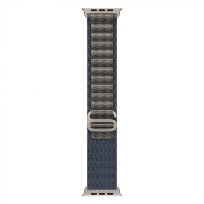 Apple Watch Ultra 2 49mm Titanium Alpine Loop, Blue L