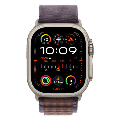 Apple Watch Ultra 2 49mm Titanium Alpine Loop, Indigo S