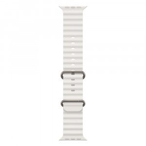 Apple Watch Ultra 2 49mm Titanium Ocean Band, White