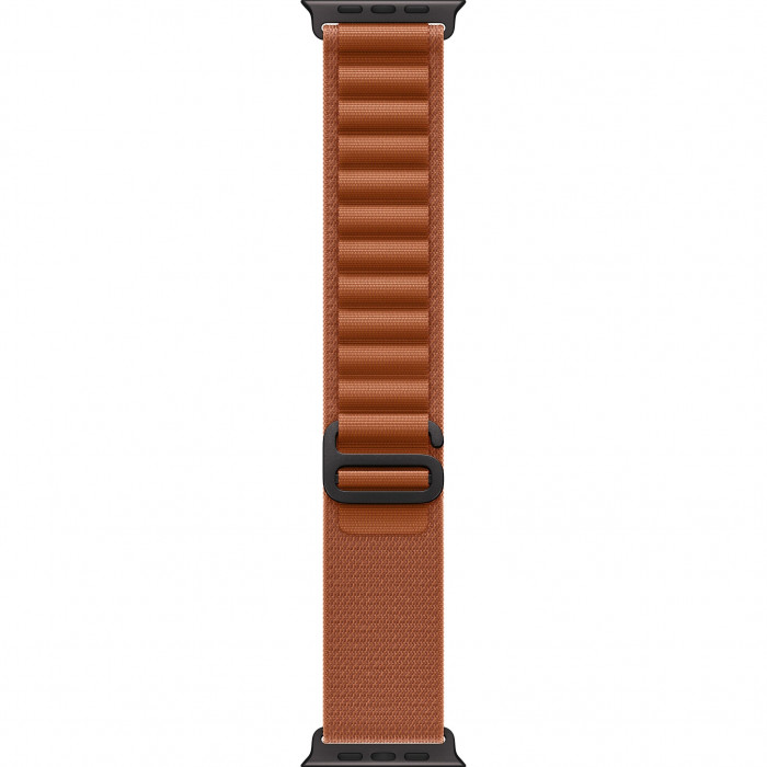 Apple Watch Ultra 3 49mm, Black Titanium, Alpine Loop Terra Cotta, S