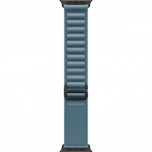 Apple Watch Ultra 3 49mm, Black Titanium, Alpine Loop Light Blue, M