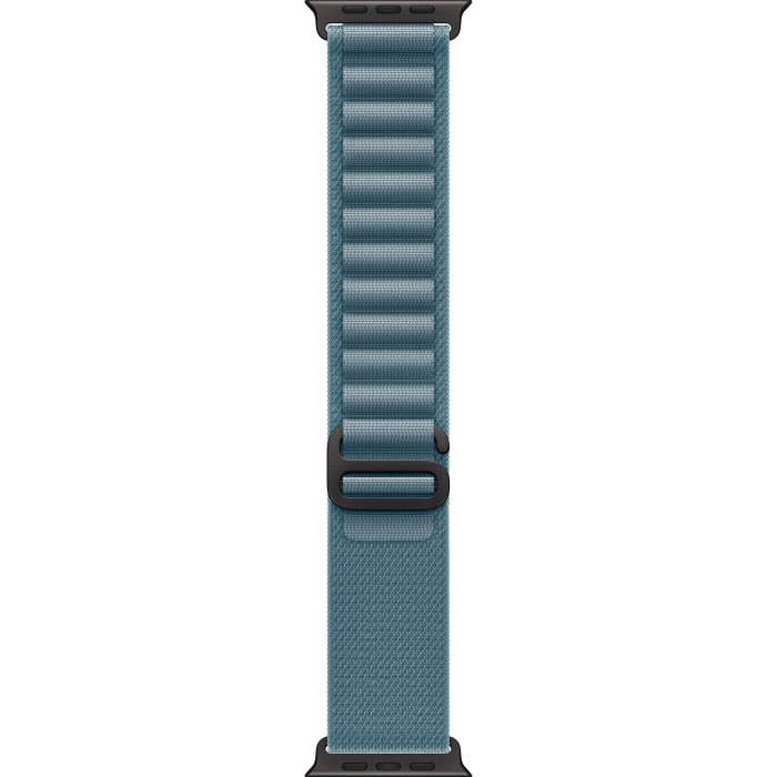 Apple Watch Ultra 3 49mm, Black Titanium, Alpine Loop Light Blue, M