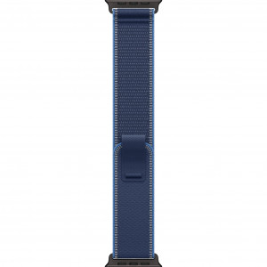 Apple Watch Ultra 3 49mm, Black Titanium, Trail Loop Blue/Bright Blue, M/L