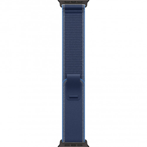 Apple Watch Ultra 3 49mm, Black Titanium, Trail Loop Blue/Bright Blue, M/L