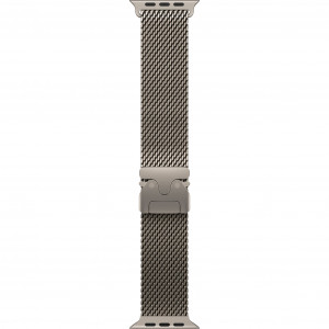 Apple Watch Ultra 3 49mm, Natural Titanium, Titanium Milanese Loop, L