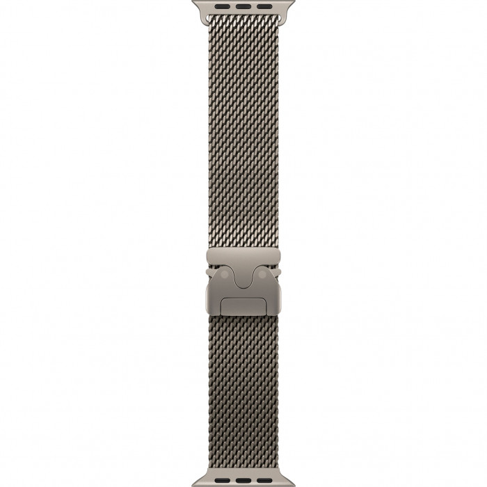Apple Watch Ultra 3 49mm, Natural Titanium, Titanium Milanese Loop, M