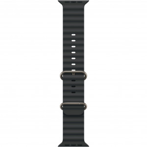 Apple Watch Ultra 3 49mm, Natural Titanium, Ocean Band Black