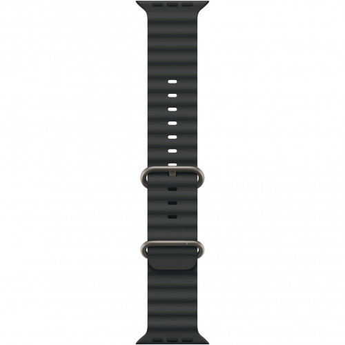 Apple Watch Ultra 3 49mm, Natural Titanium, Ocean Band Black