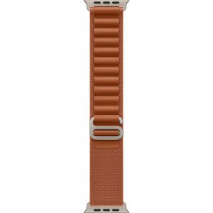 Apple Watch Ultra 3 49mm, Natural Titanium, Alpine Loop Terra Cotta, L