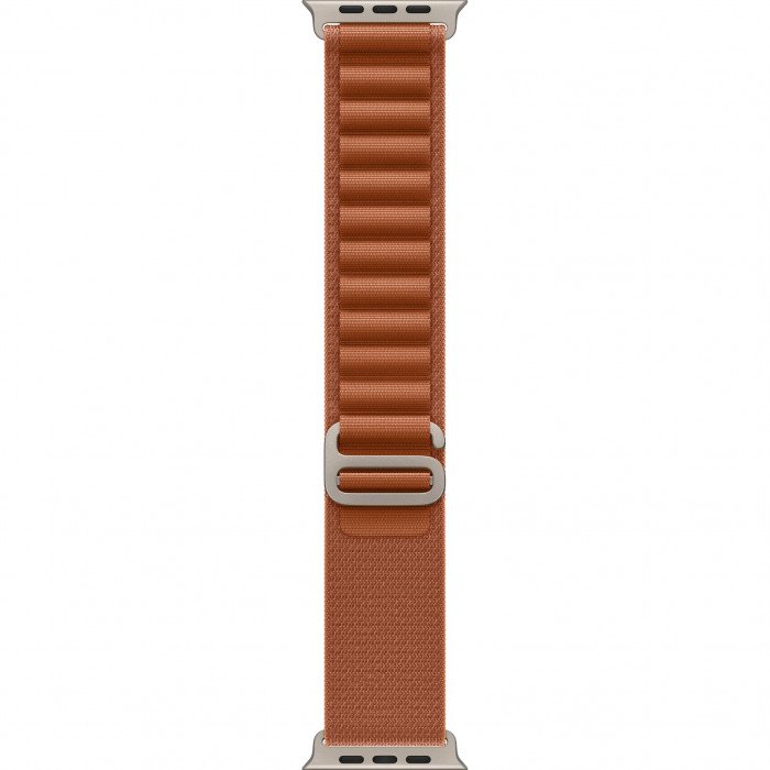 Apple Watch Ultra 3 49mm, Natural Titanium, Alpine Loop Terra Cotta, M