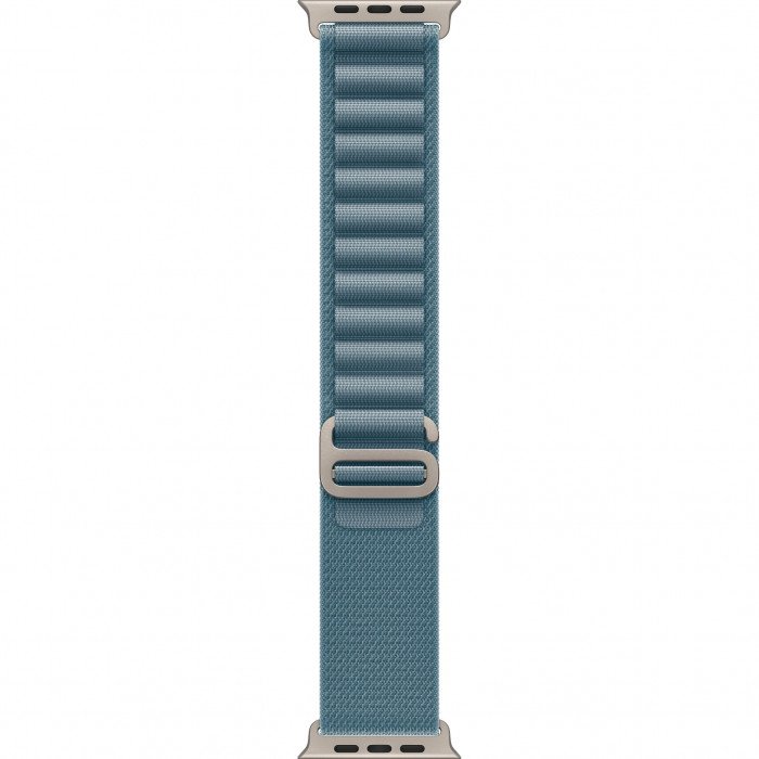 Apple Watch Ultra 3 49mm, Natural Titanium, Alpine Loop Light Blue, S