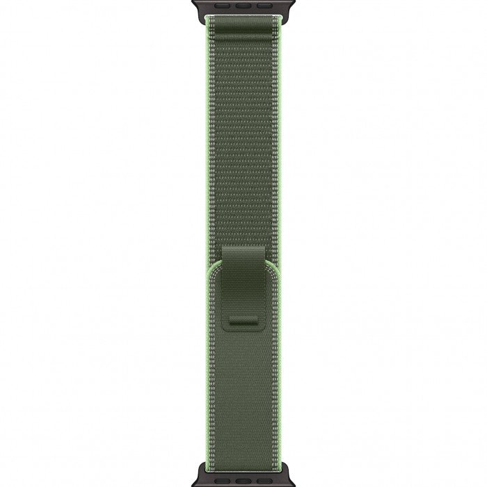 Apple Watch Ultra 3 49mm, Black Titanium, Trail Loop Green/Neon, S/M
