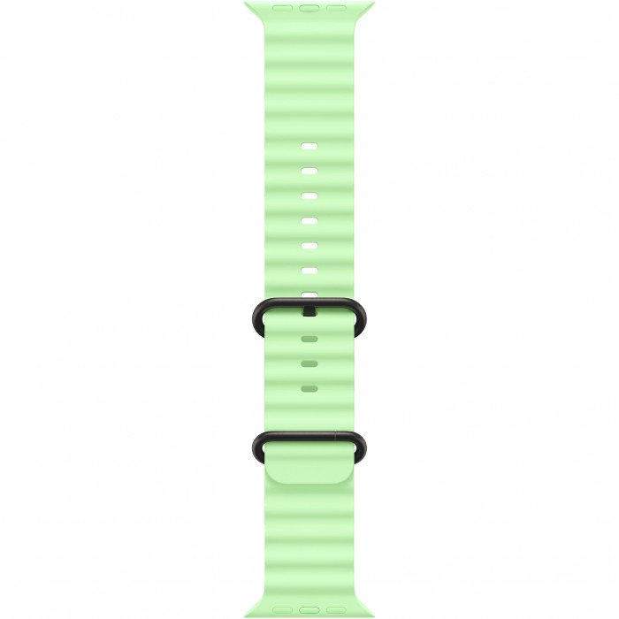 Apple Watch Ultra 3 49mm, Black Titanium, Ocean Band Neon Green
