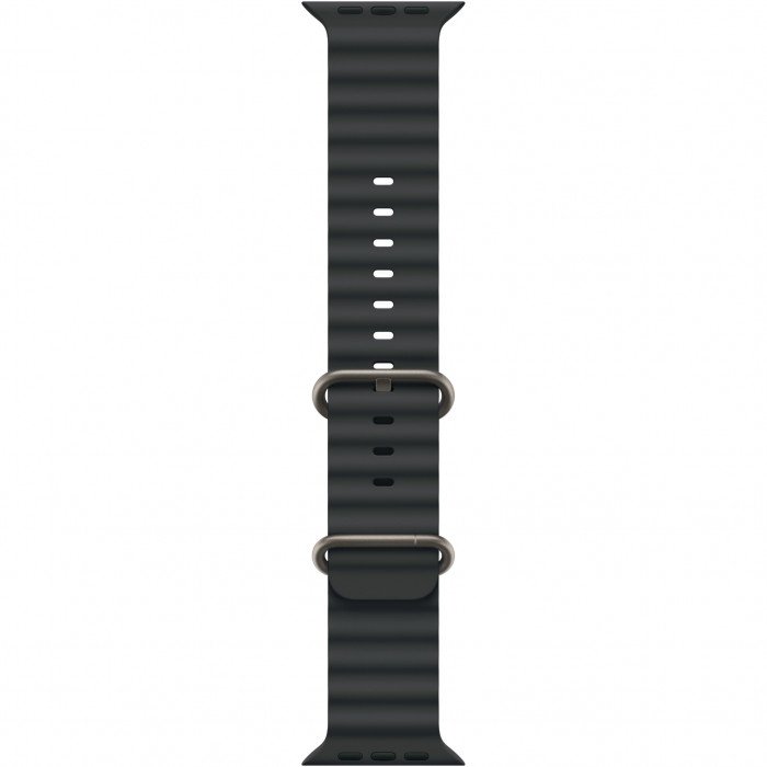 Apple Watch Ultra 3 49mm, Natural Titanium, Ocean Band Black