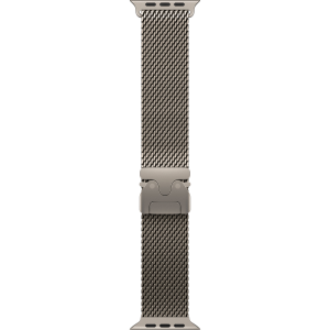 Apple Watch Ultra 4 49mm, Natural Titanium, Titanium Milanese Loop, M